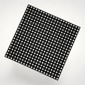 Angled product view of the black 188 × 188 mm Base Module, featuring the perforated grid used to connect NG Organisers walls and inserts.