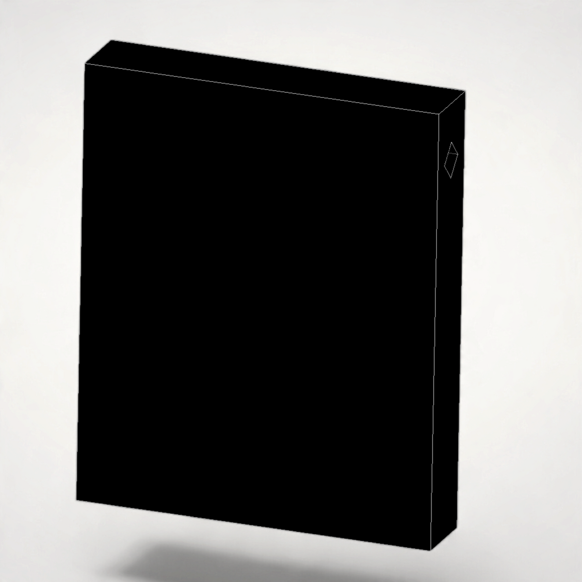 NG Organisers 5-unit wall divider for modular drawer storage systems in a sleek black finish.