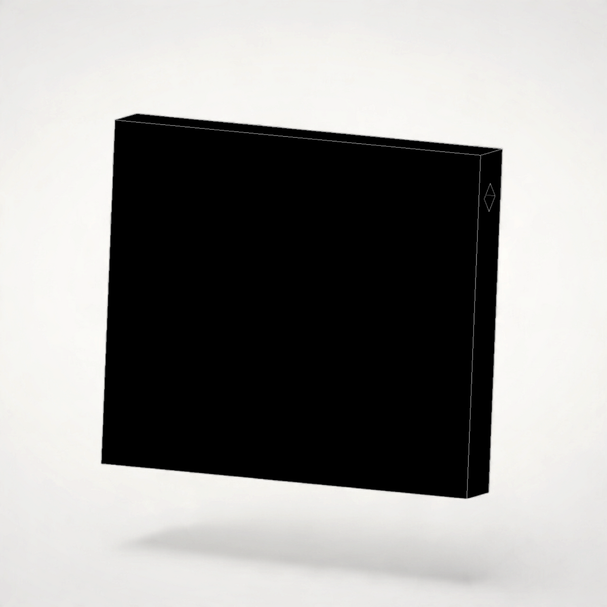 NG Organisers 7-unit modular drawer divider wall in black for custom drawer storage systems.