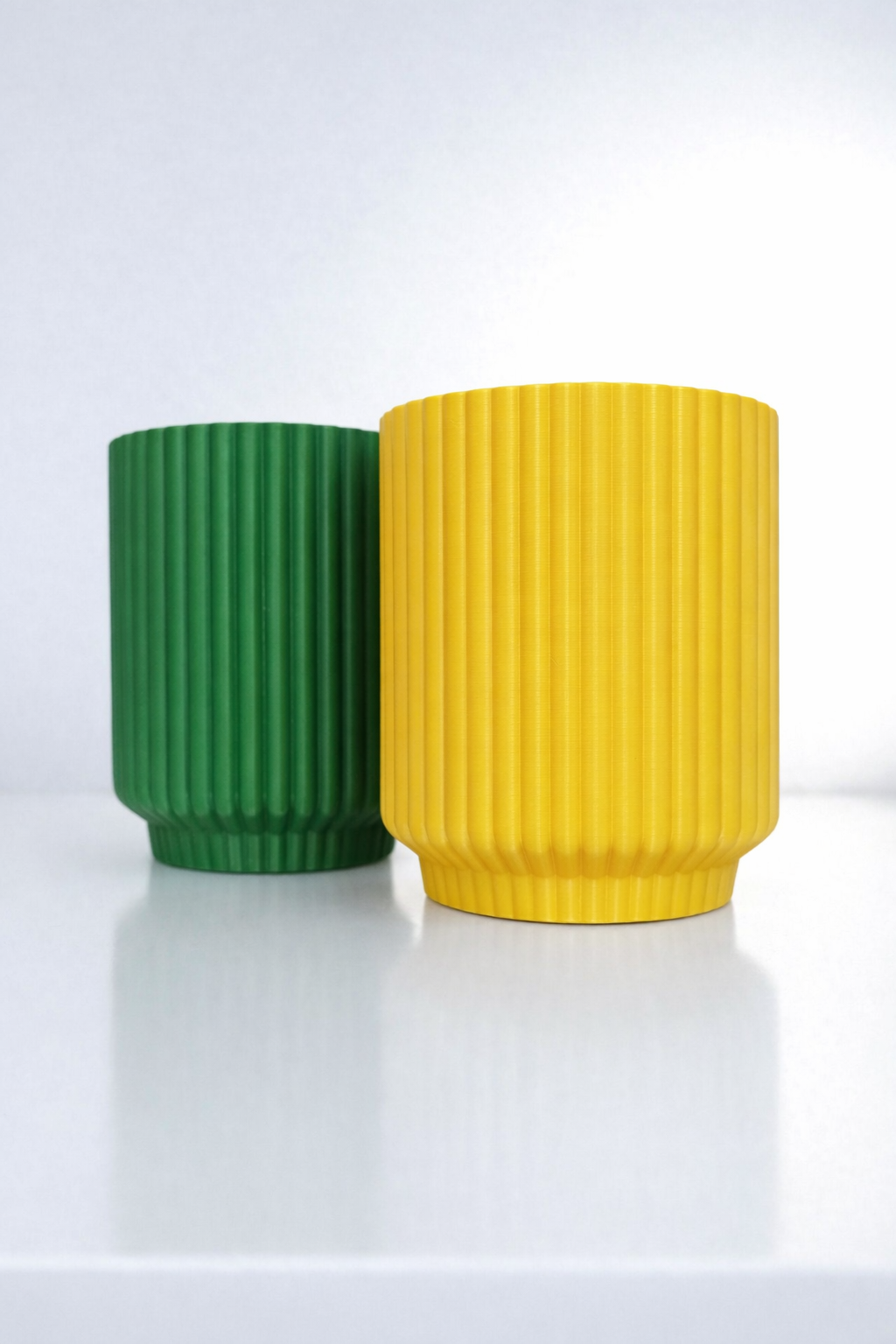3D Printed Spiral Ribbed Toothbrush Holder