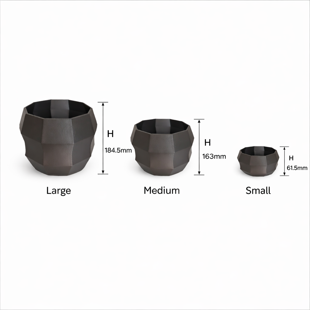 Decagonal shaped planter