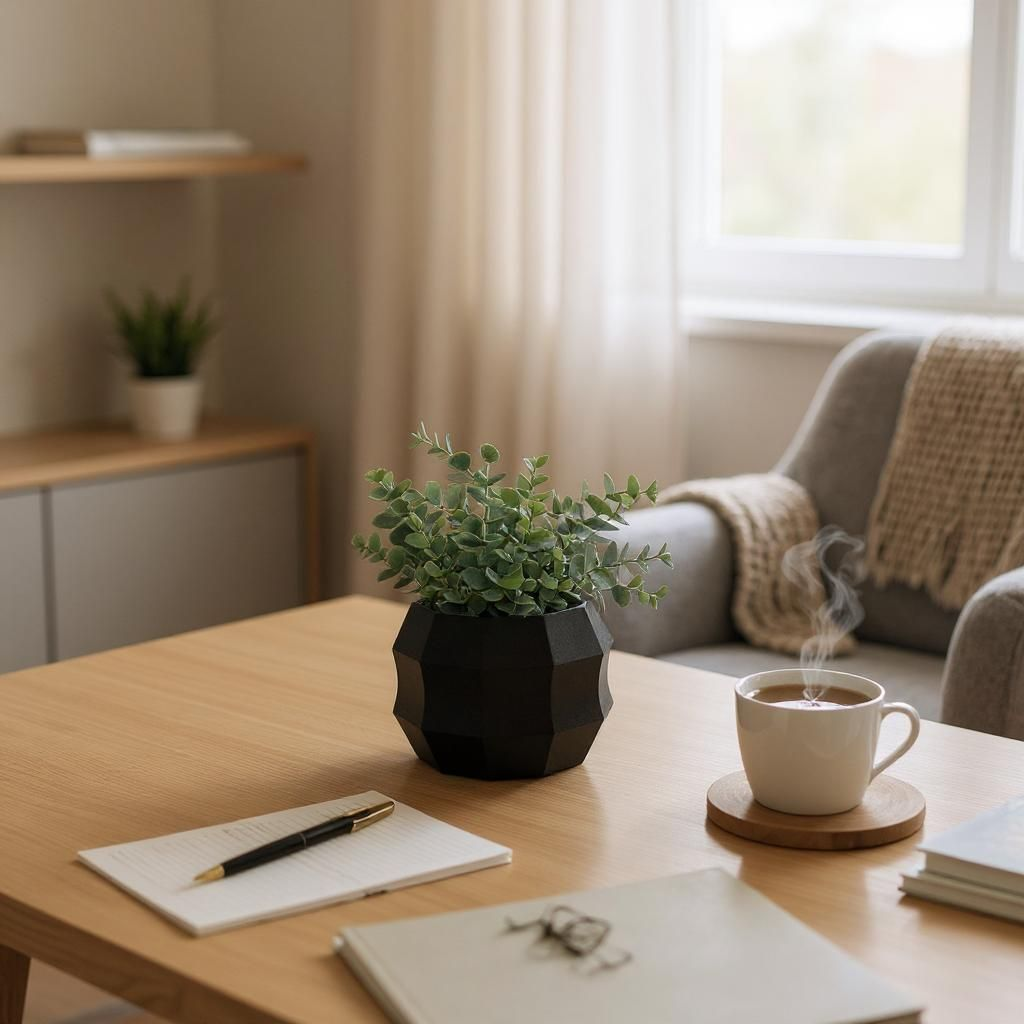 Decagonal shaped planter