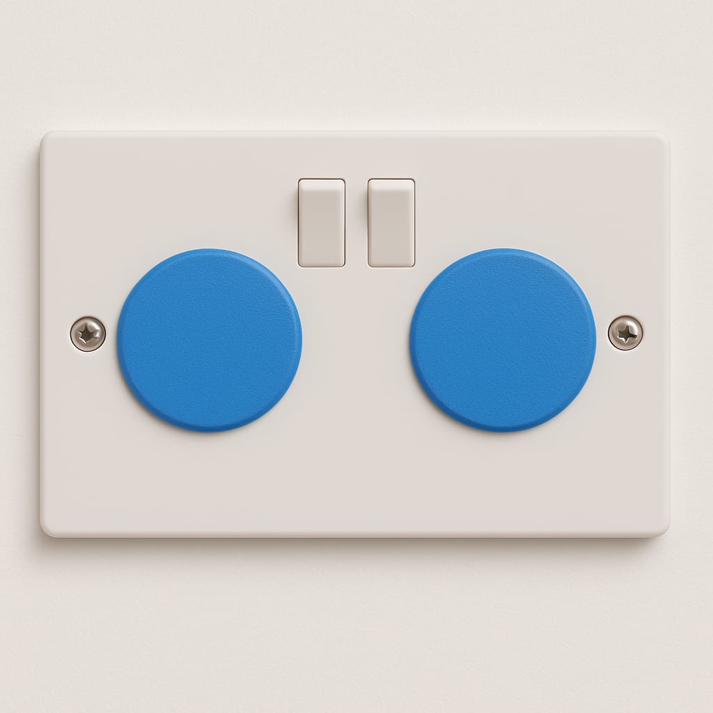 Pack of 10 Child-Safety UK Plug Socket Covers