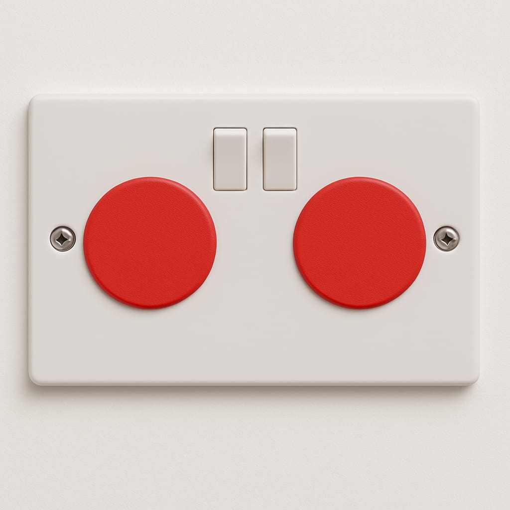 Pack of 10 Child-Safety UK Plug Socket Covers