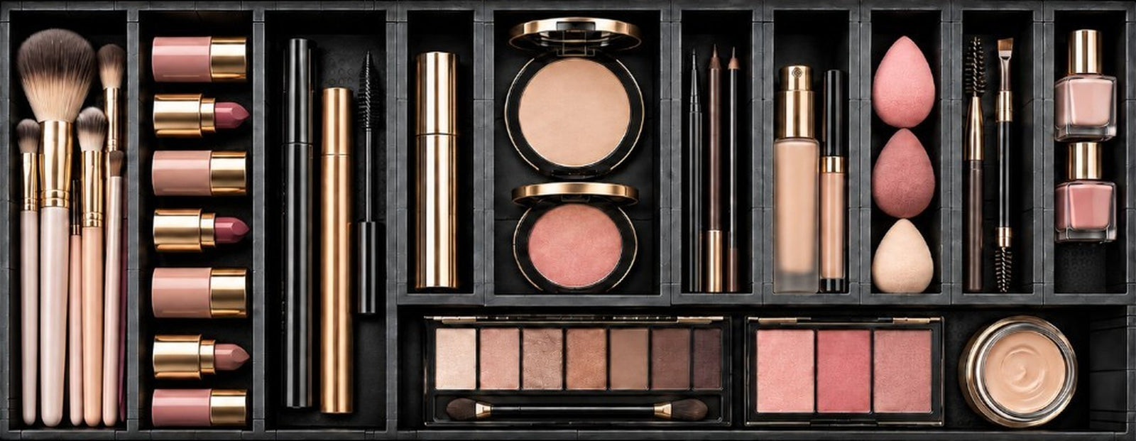 NG modular drawer organiser holding makeup