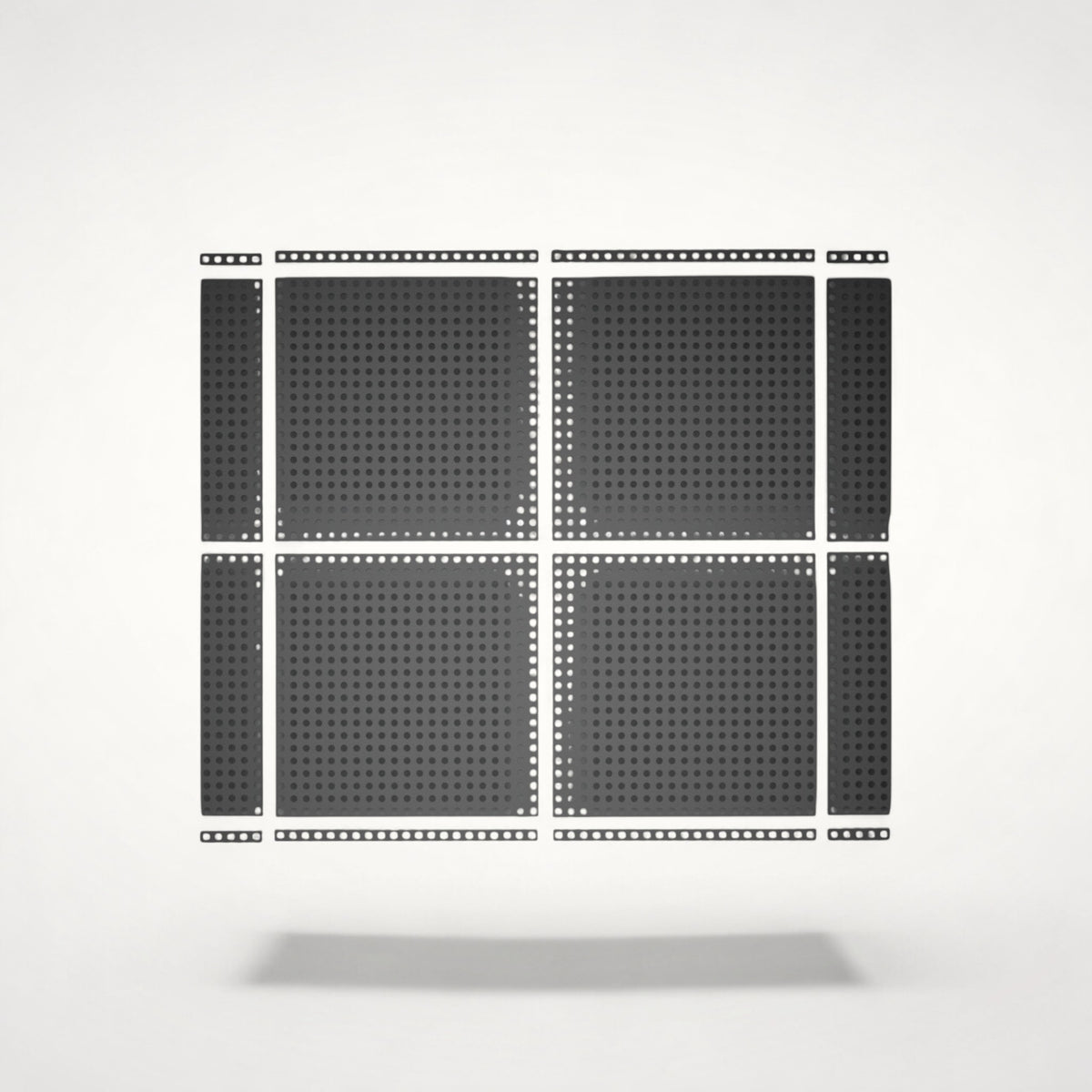 NG Organisers 188x18 base module components arranged in a modular grid layout for custom drawer storage systems.