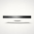 NG Organisers 188x18mm black modular drawer base unit with a perforated design for custom storage configurations.