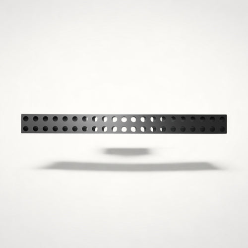 NG Organisers 188x18mm black modular drawer base unit with a perforated design for custom storage configurations.