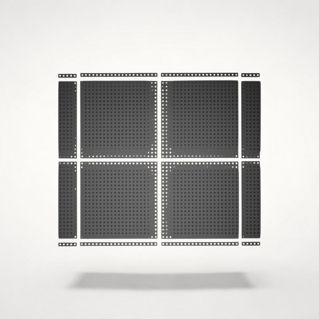 NG Organisers 188x18 base module for modular drawer systems, featuring a durable grey perforated design.