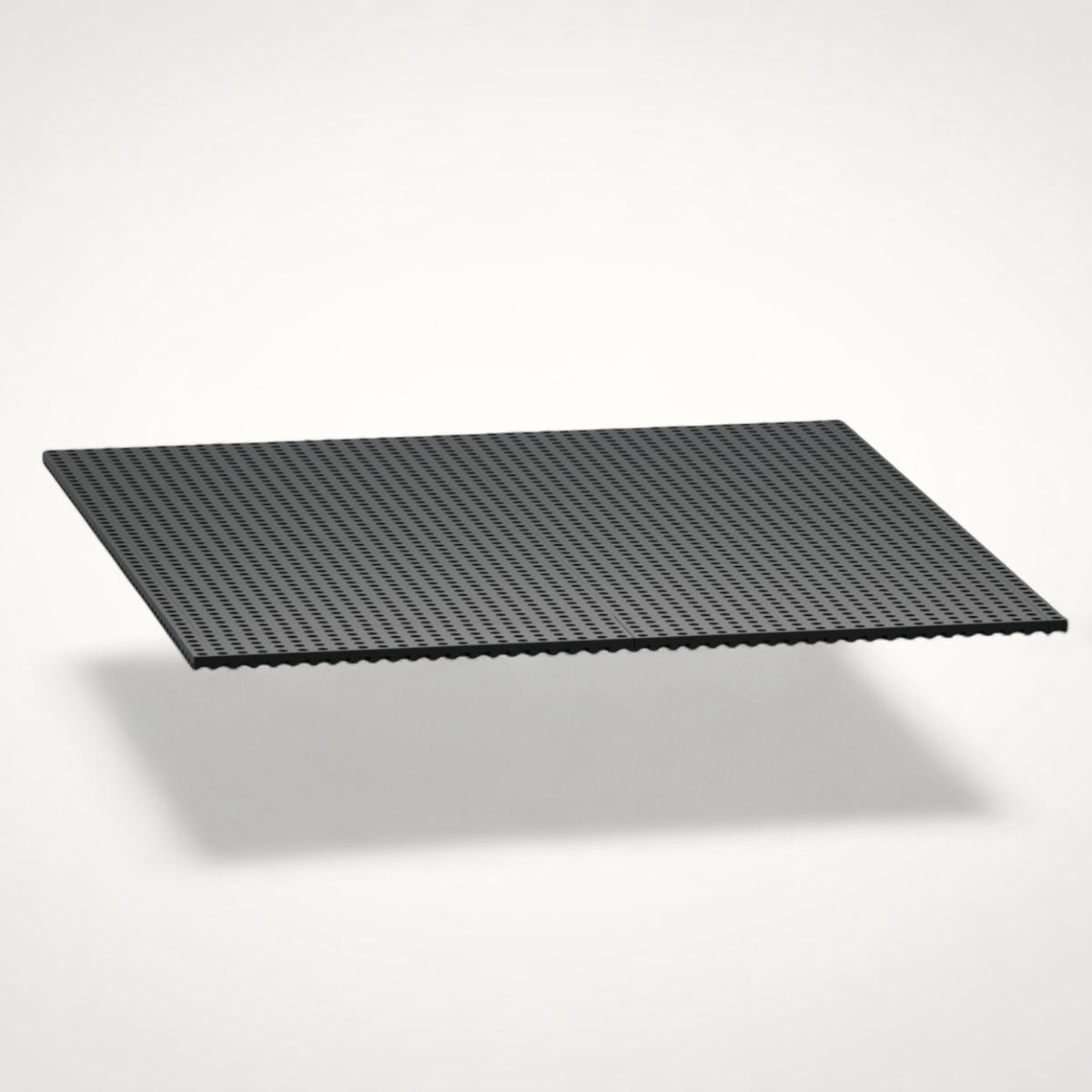 NG Organisers 188x18 base module in black with a perforated surface for modular drawer storage systems.