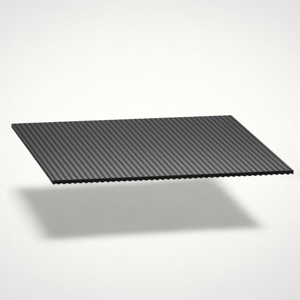 NG Organisers 188x45mm black modular drawer base unit with a perforated grid surface for custom storage layouts.