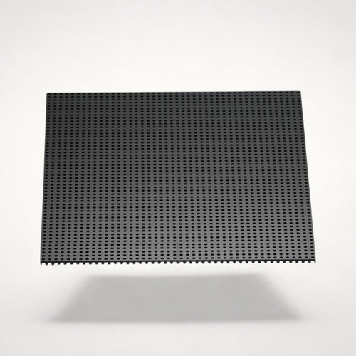 NG Organisers 188x9 base module in black with a perforated grid pattern for modular drawer storage systems.