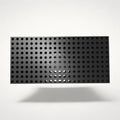 NG Organisers 188x90 base module in black plastic with a perforated grid pattern for modular drawer organisation.
