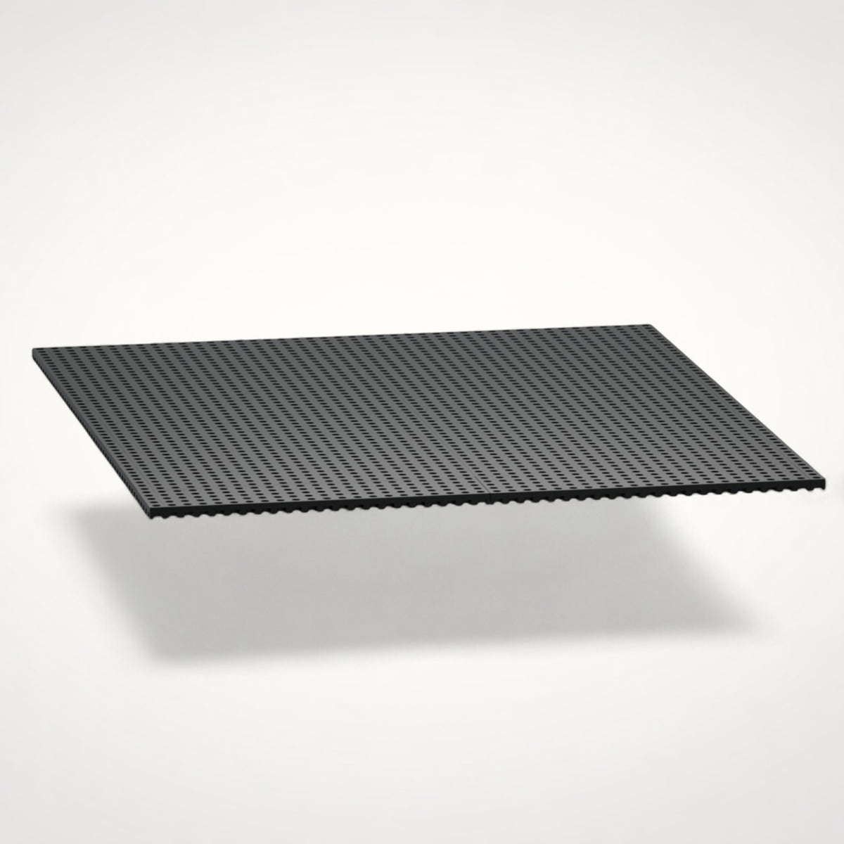 NG Organisers 18x18 base module for modular drawer storage systems with a durable black perforated surface.