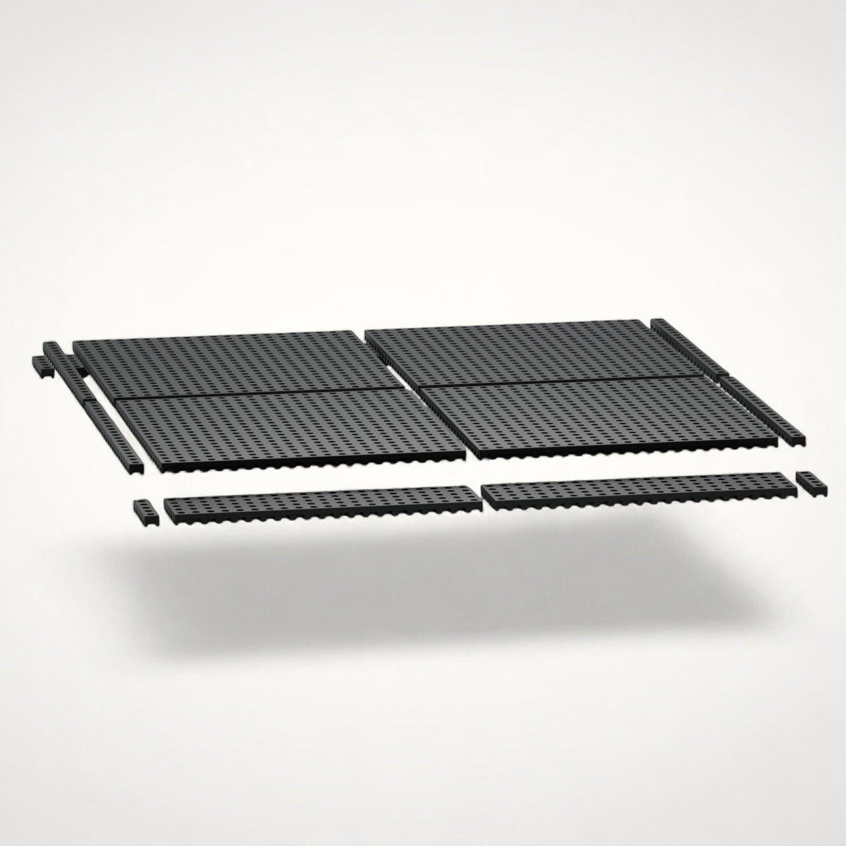 NG Organisers 90x9 base modules in black, shown as modular components for a customisable drawer storage system.