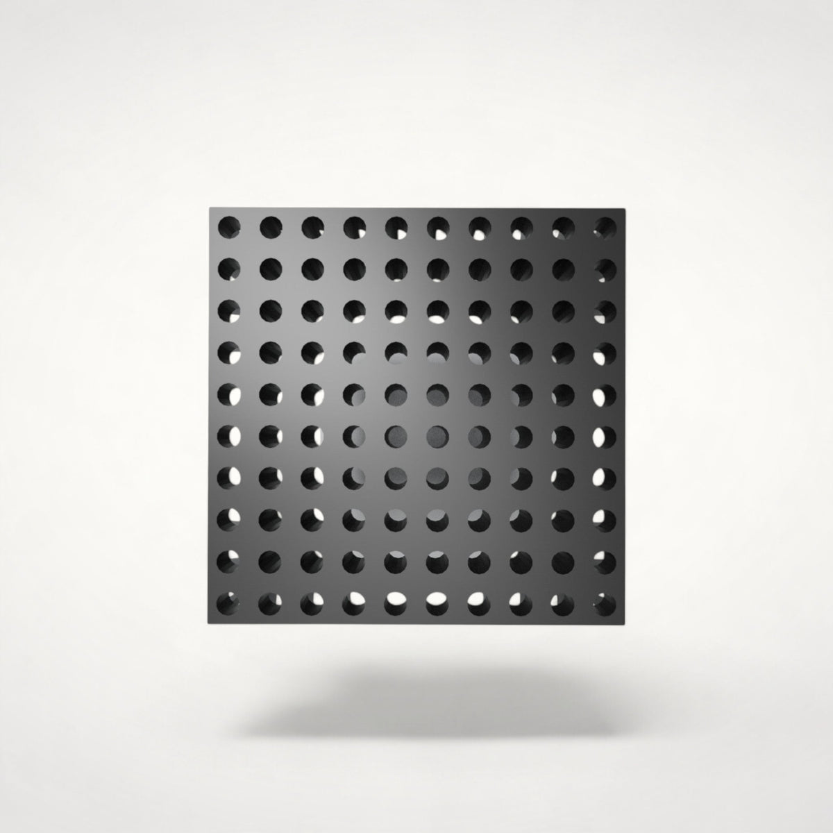 NG Organisers 90x90 base module with a grid of circular holes for custom drawer storage configurations.