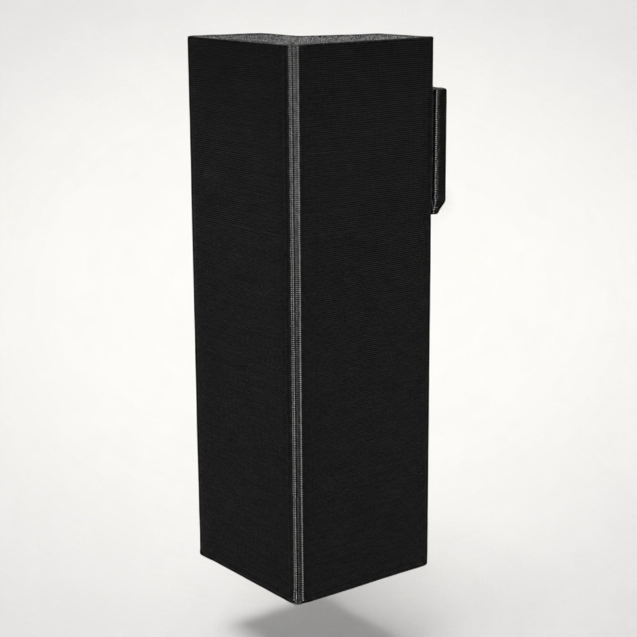 NG Organisers black corner wall module for drawer divider systems featuring a 90-degree angle connector