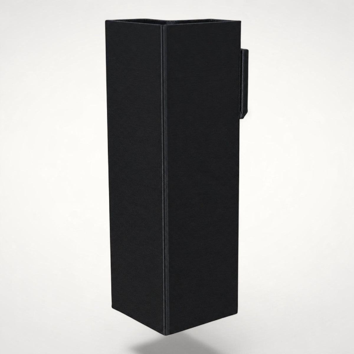 NG Organisers black corner wall module for drawer divider systems, featuring a 90-degree angle connector.
