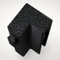 NG Organisers black 90-degree corner wall module for drawer divider systems with a textured top surface