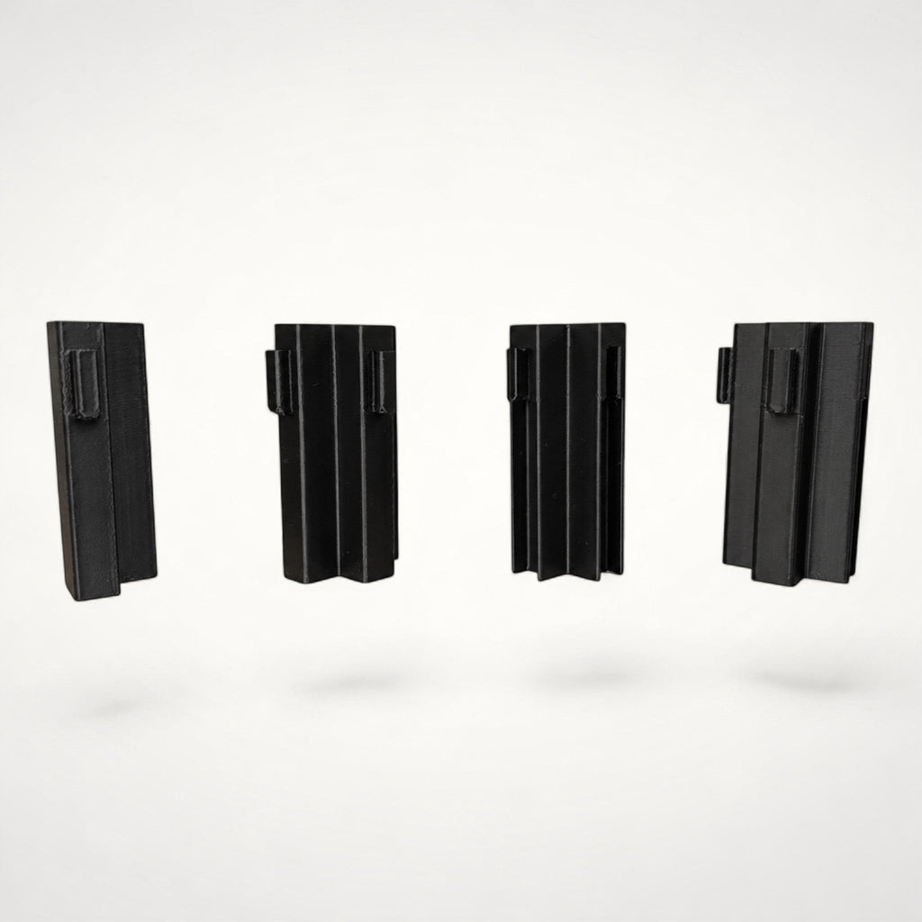 NG Organisers black cross-shaped wall module connector for drawer divider systems