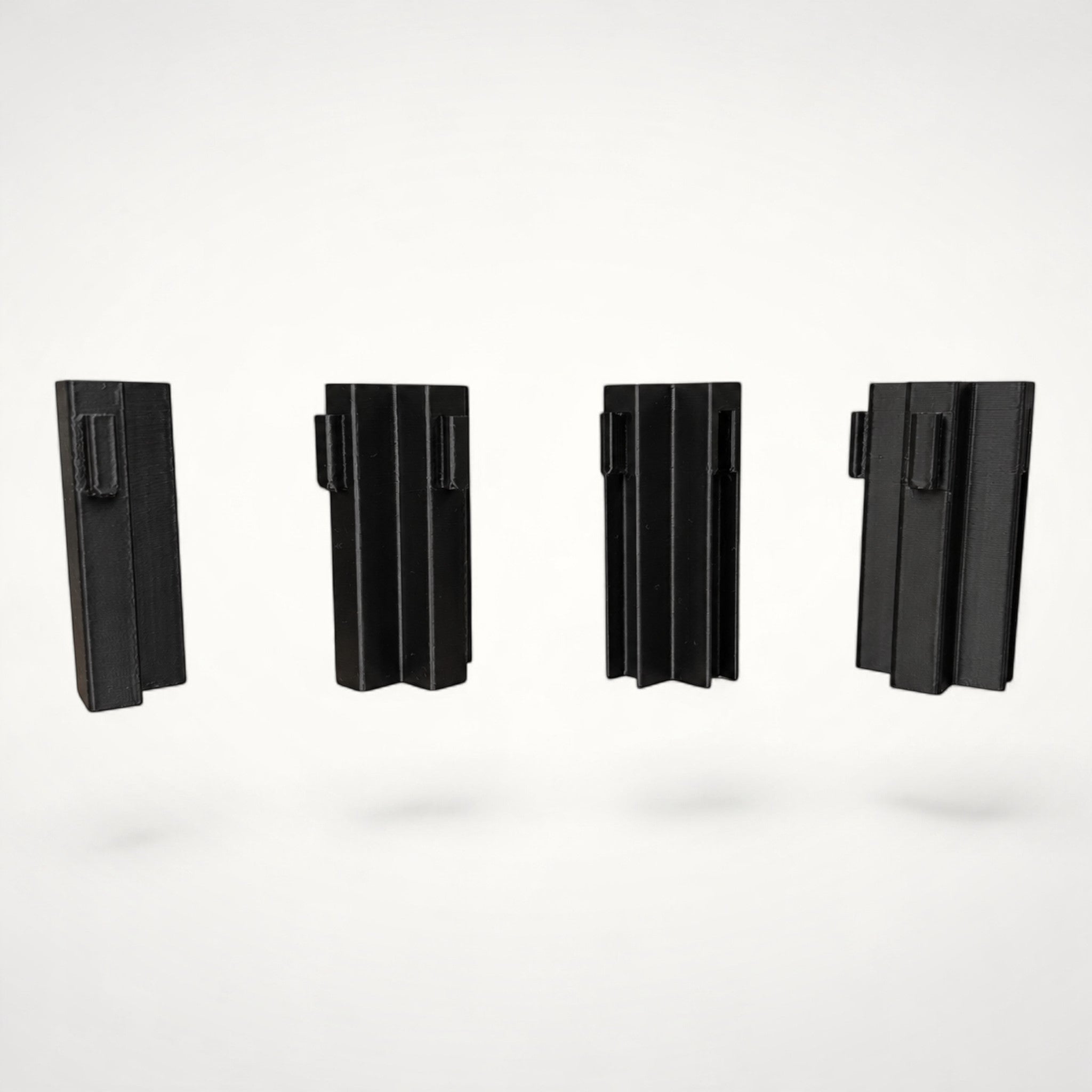 NG Organisers black cross-shaped wall module connector for drawer divider systems