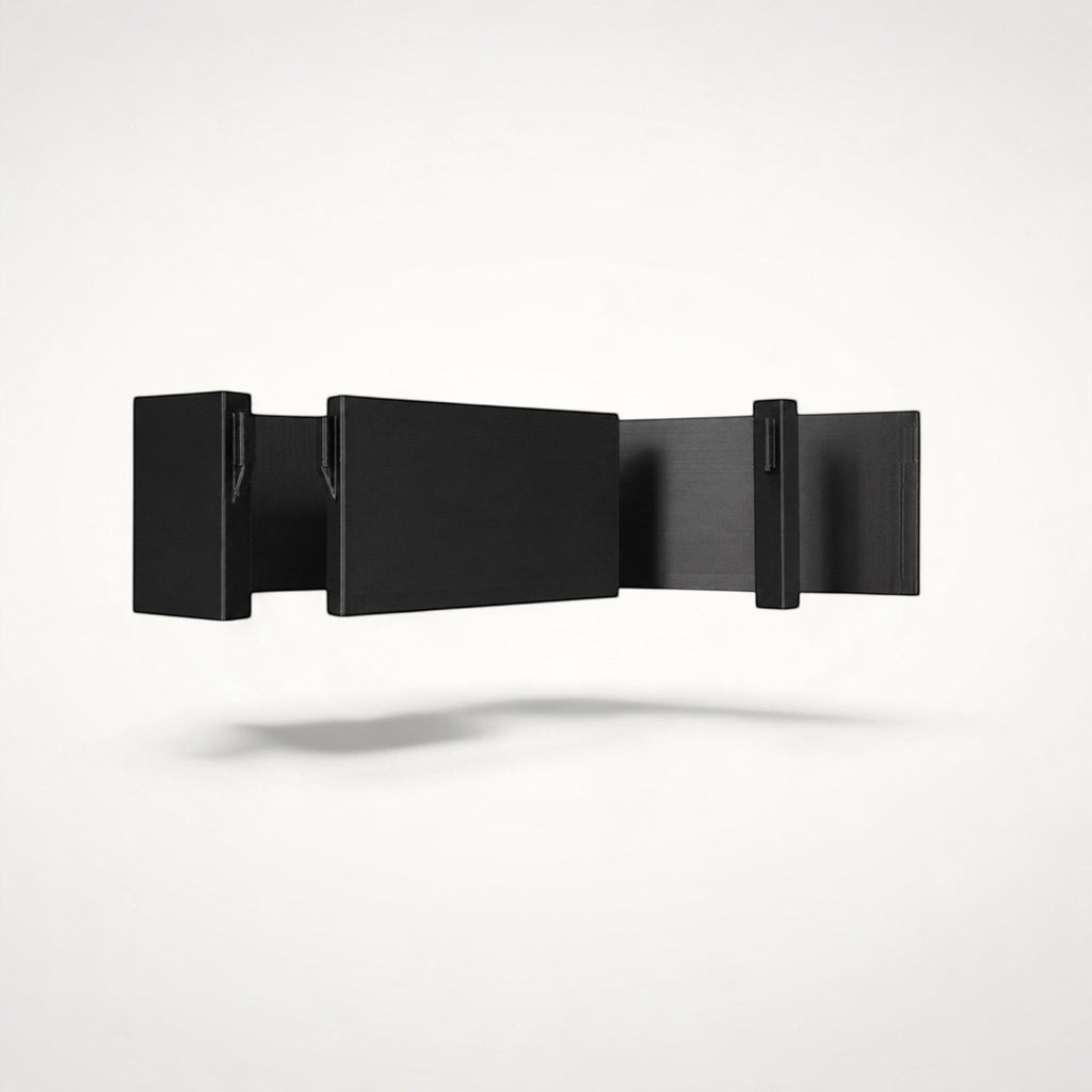 NG Organisers large black wall module for drawer divider systems, featuring a long profile for extended compartments.