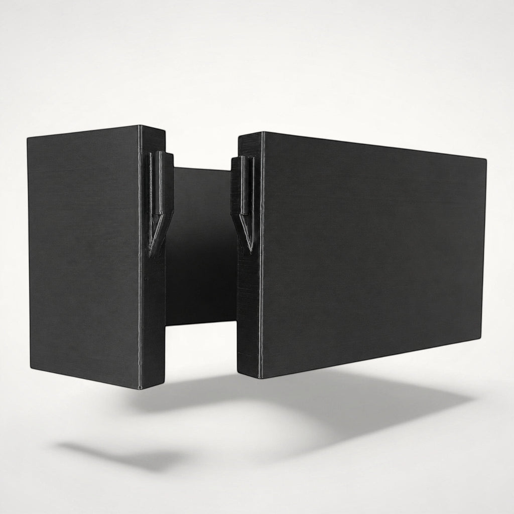 NG Organisers large black wall module for drawer divider systems, featuring a long profile for spacious compartments.