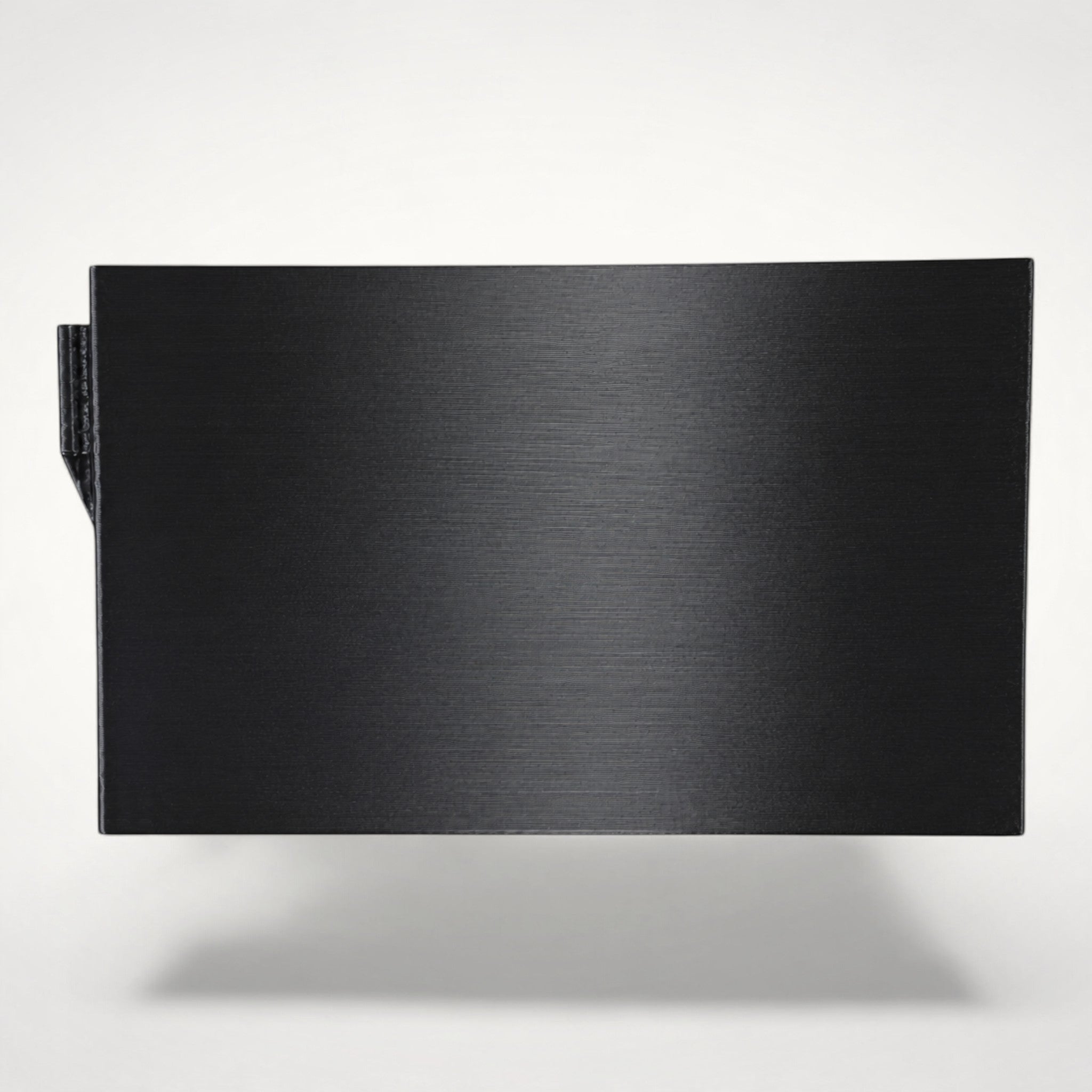 NG Organisers medium black wall module for drawer divider systems with a brushed metal texture