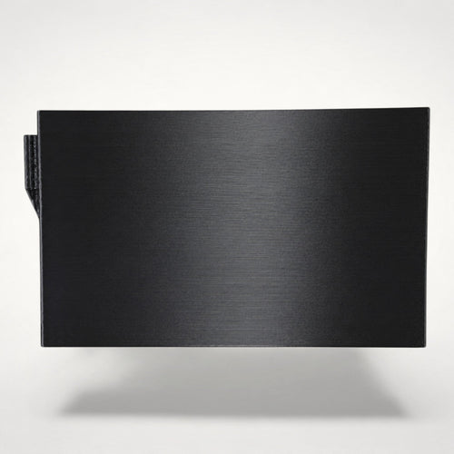 NG Organisers medium black wall module for drawer divider systems with a brushed metal texture