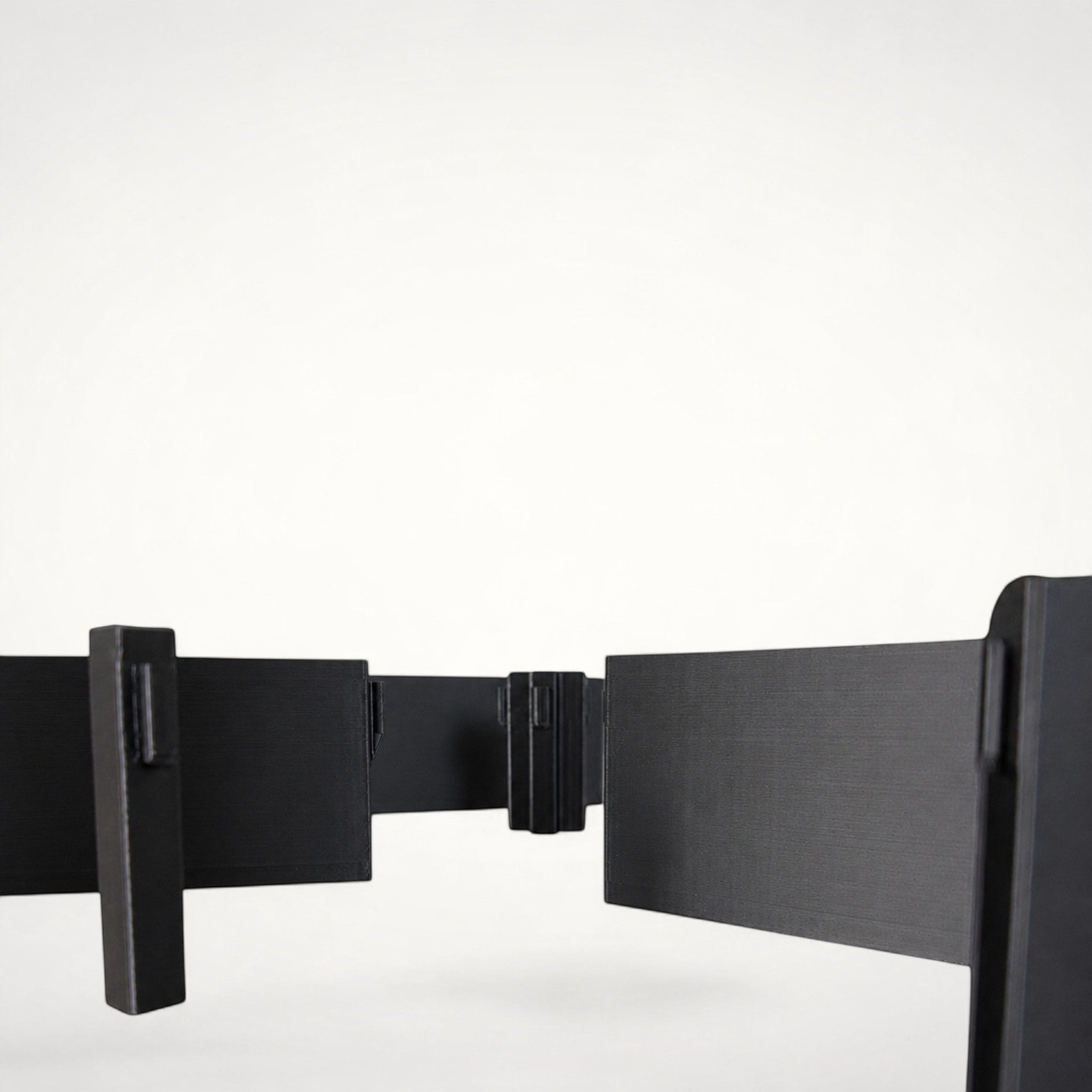 NG Organisers medium wall module in black for custom drawer divider systems with interlocking connector components.