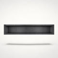 NG Organisers modular storage box in dark grey with a long, narrow design for drawer organisation.