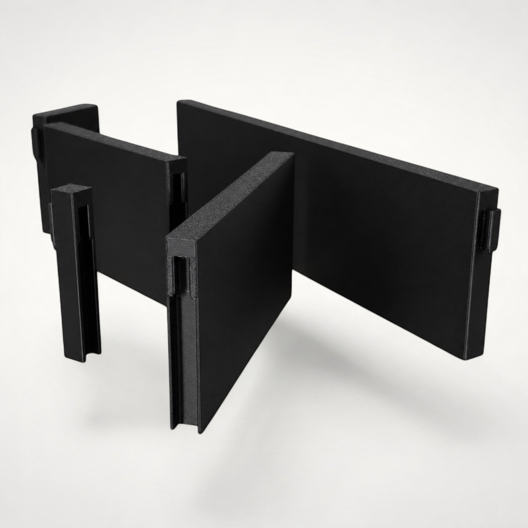 NG Organisers small black wall module for drawer divider systems featuring a compact interlocking design