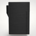 NG Organisers small black plastic wall module for drawer divider systems with a side connector tab