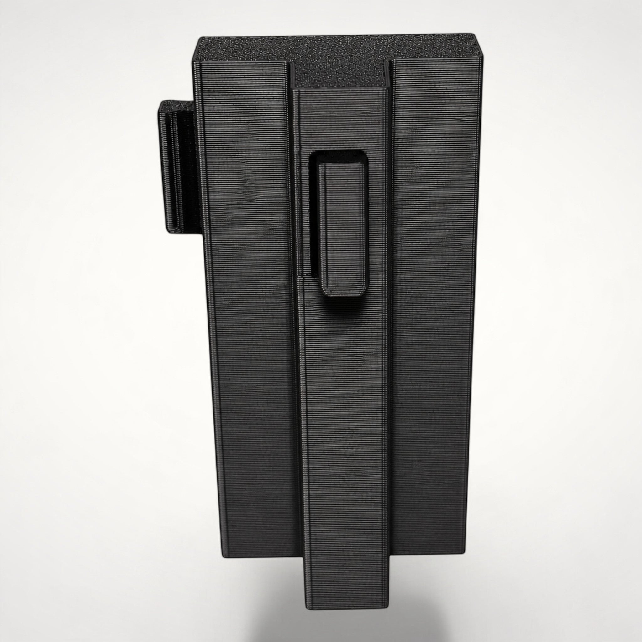 NG Organisers black T-shaped double male wall module for drawer divider systems with textured finish